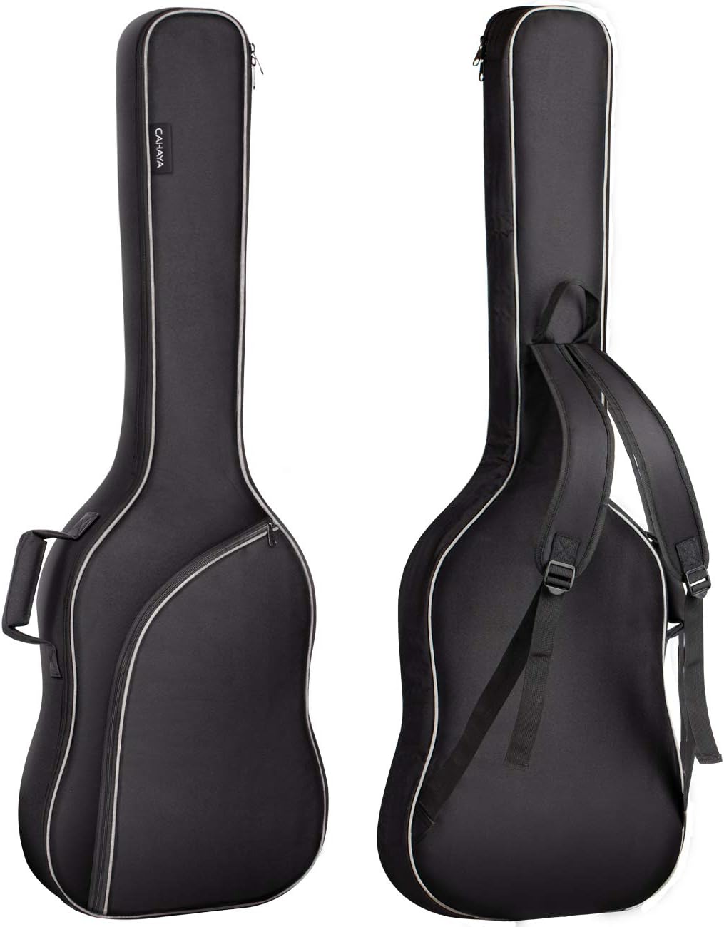 CAHAYA Electric Bass Guitar Bag Gig Bag 0.3in Padding + Backpack 0.3in Padding