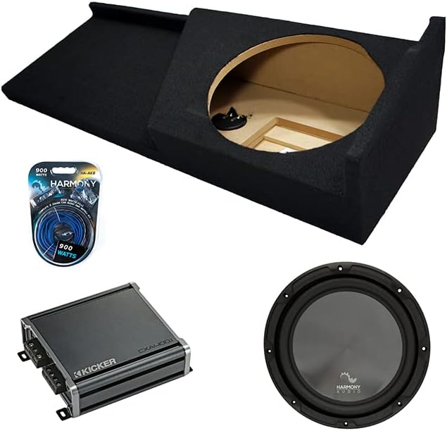 Harmony Audio HA-R124 Compatible with Chevy Silverado Ext Cab Truck 2007-2013 Rhythm Series 12