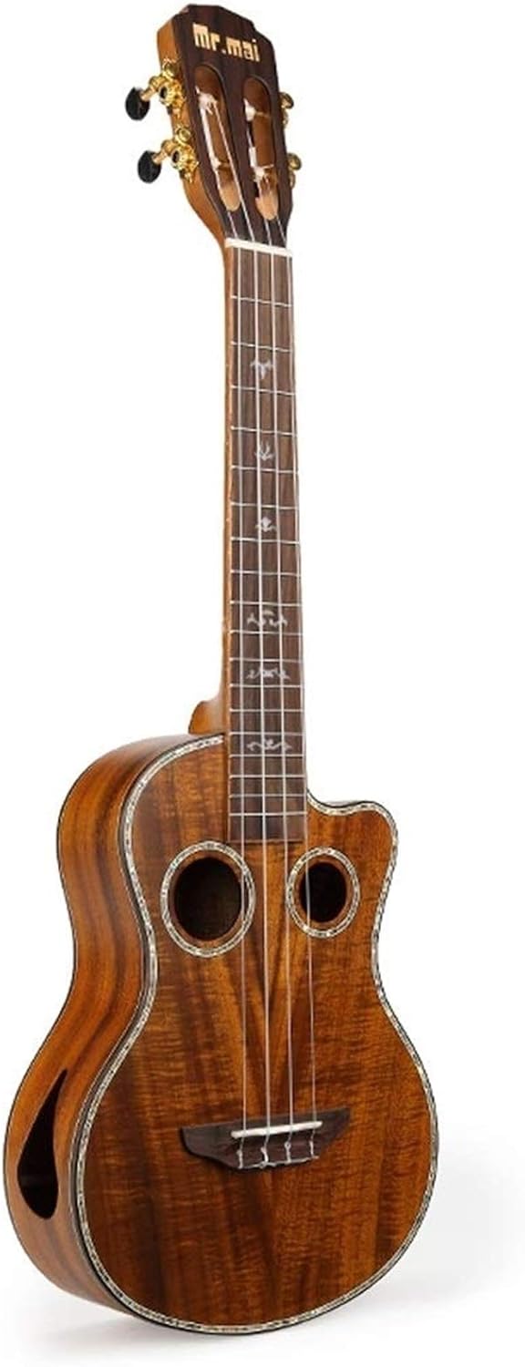 Baritone Mahogany Ukulele by Personality Adult Beginner Musical Instrument Fashion Children's Small Guitar Boys and Girls Students Four-Stringed Instrument String Instruments