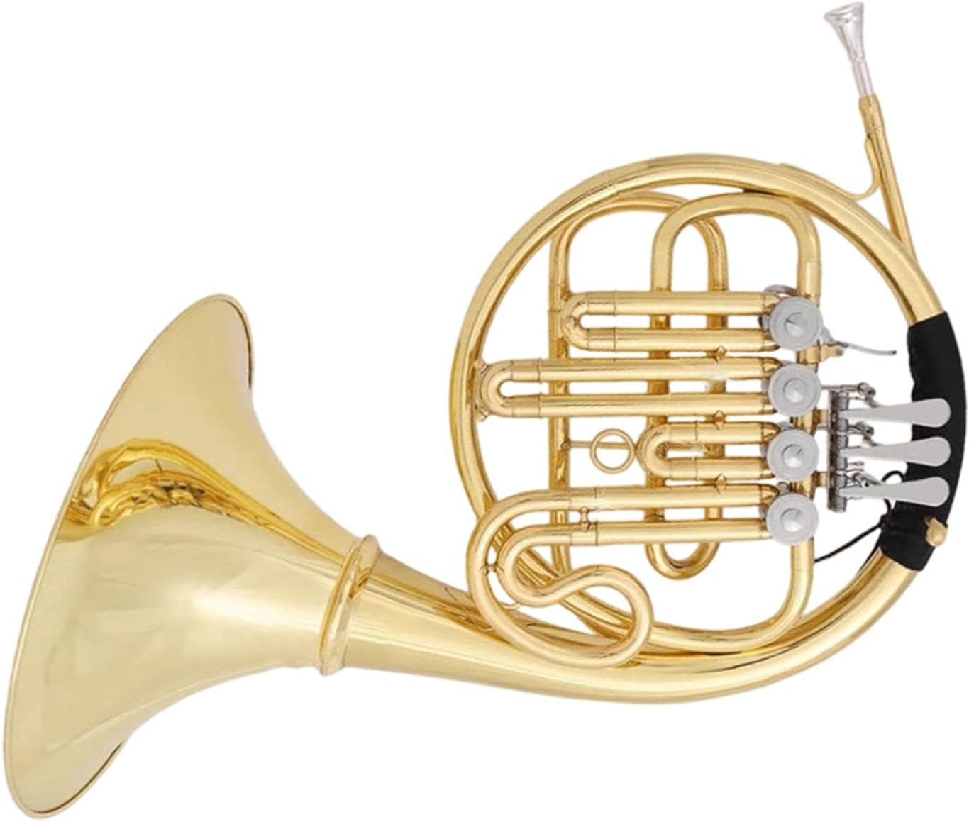 4 Key French Horn French Horn Instrument Single Row Four Keys B Flat Tune Adult Beginner