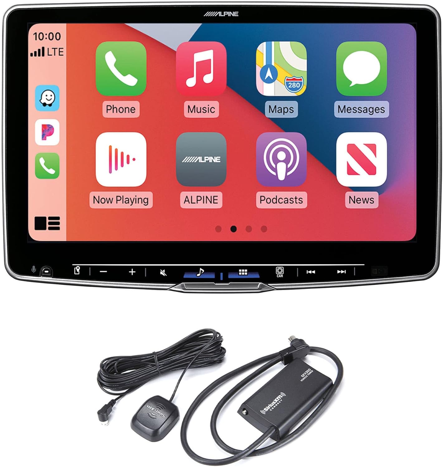 Alpine ILX-F511 Halo11 Multimedia Receiver with 11-inch Floating Touchscreen Display with SXV300v1 Satellite Tuner