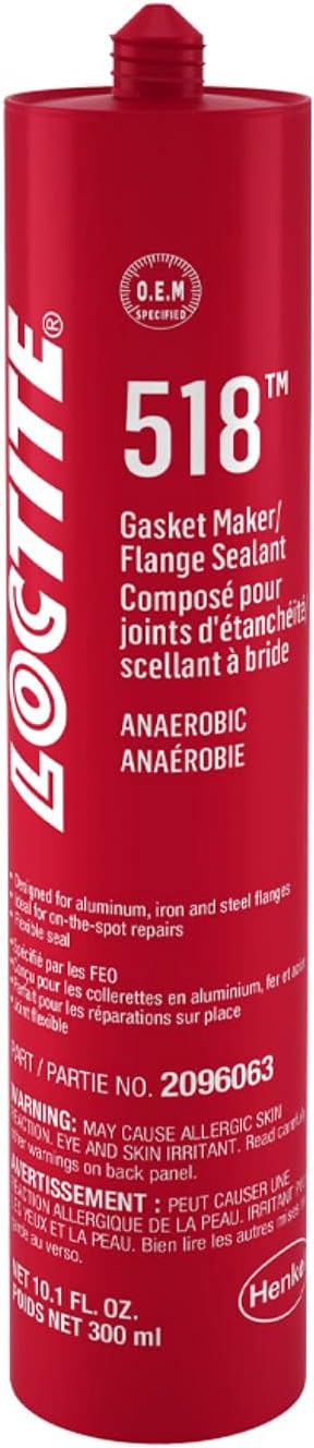 Loctite 518 Non-Corrosive Anaerobic Gasket Maker Flange Sealant, 300 Milliliter (2096063)
