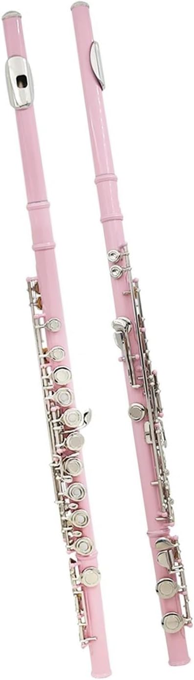 Professional Flute Instrument 16 Hole Flute C Key Closed Pink Copper Professional Woodwind Instrument Beginner With Box