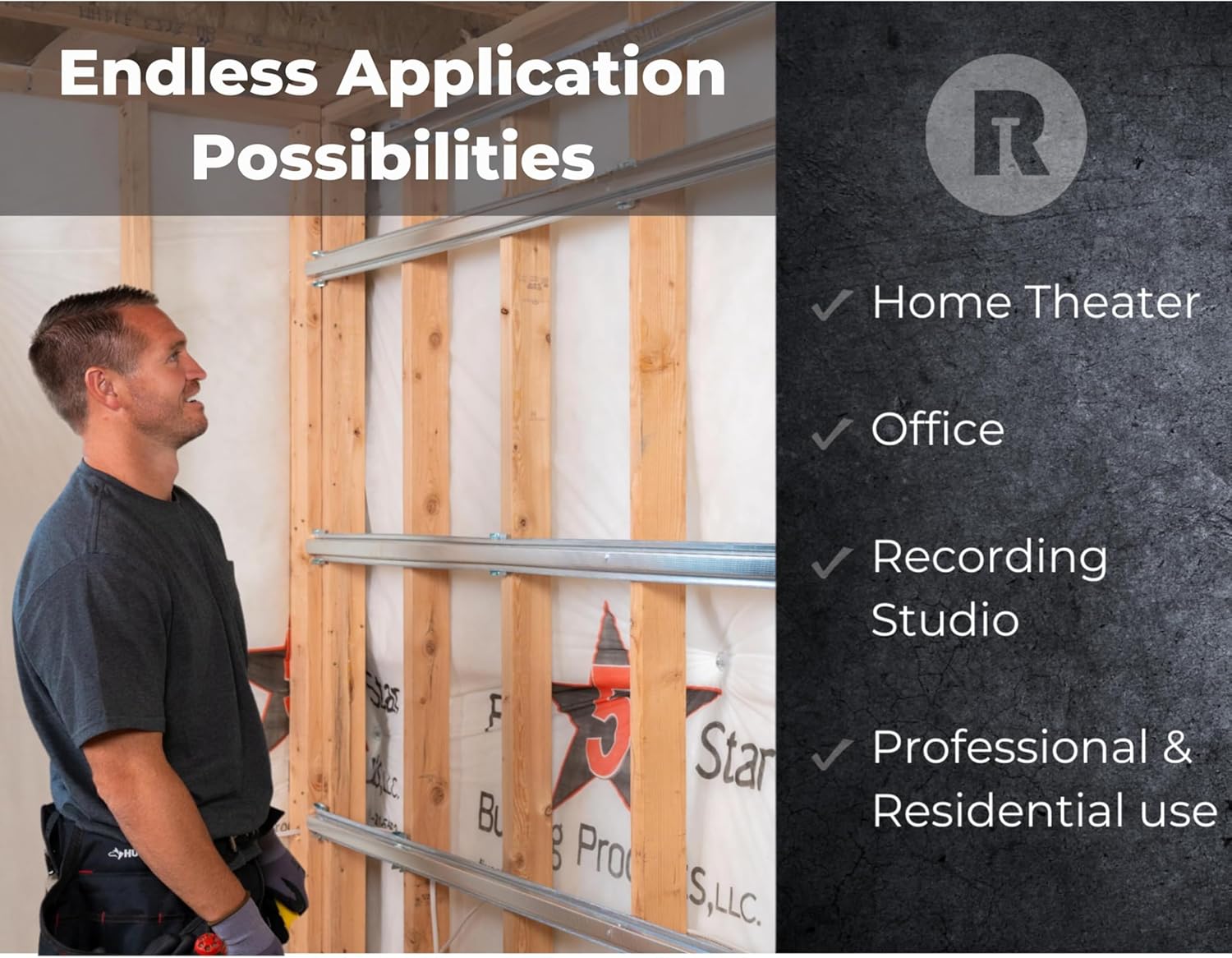 Premium Sound Isolation Clips - Pack of 200 - Ideal for Soundproofing Walls and Ceilings - Decouple Walls and Ceilings - Floating Room - Home, Office, Recording Studio, Apartments (200)