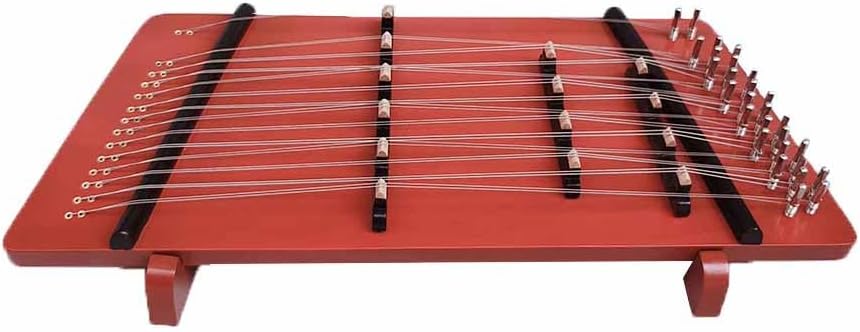 Portable Dulcimer, One Yard Double String, Including Wrench + Storage Bag,Length 58.5CM Wide 23CM,Practice model