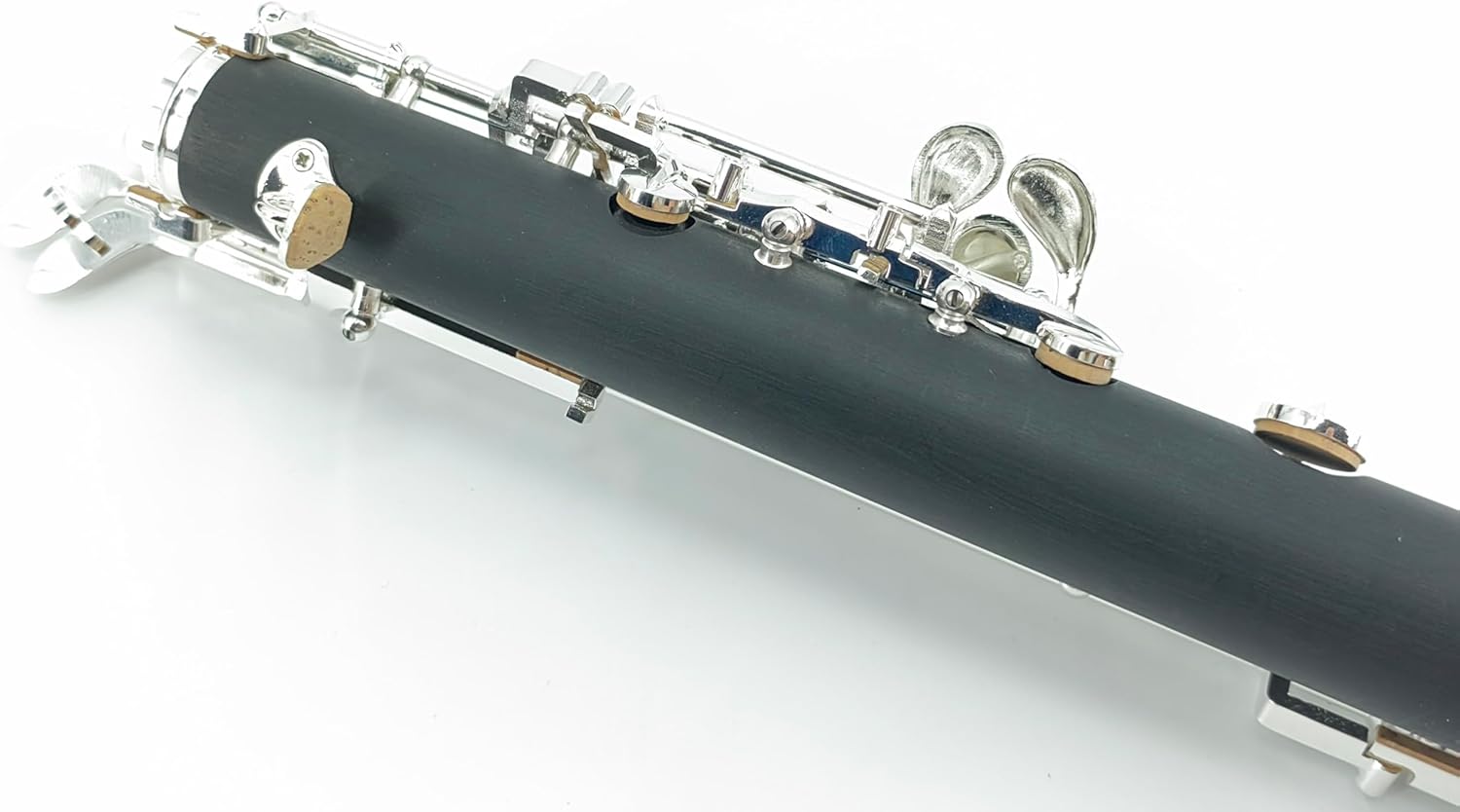C key Oboe Ebonite Body Silver Plated Semi-automatic 3rd Octave left F Key Woodwind Musical Instrument for Beginner