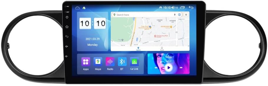 Android Car Stereo for Toyota Tacoma 2015-2021,9 inch IPS Touchscreen with Upgrade Wireless CarPlay & Android Auto,WiFi/GPS,Support SWC and Subwoofer,8-Core 8G+256G