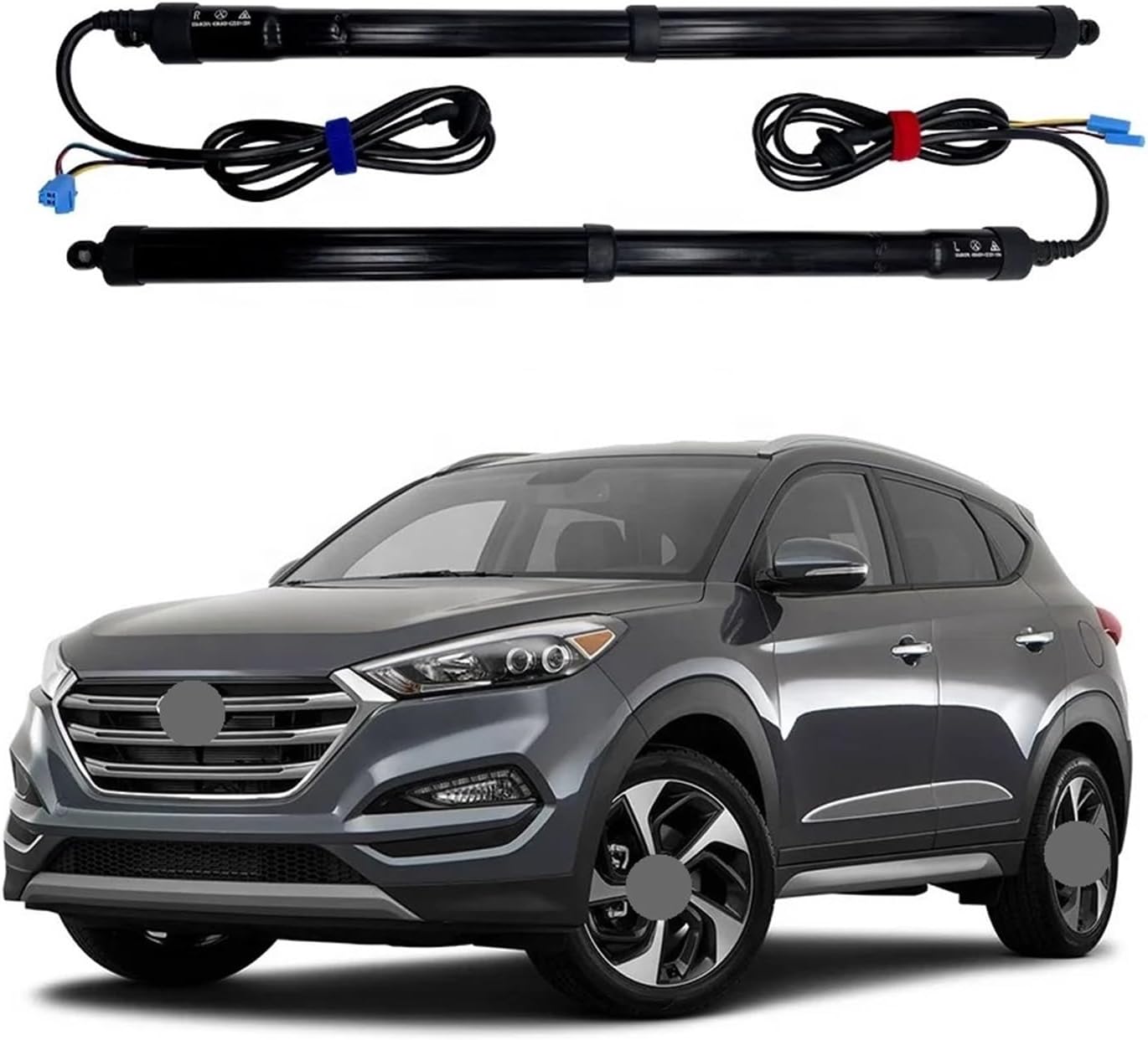 Car Electronics Tailgate Smart Electric Accessories Tail Gate Lift Compatible with Hyundai Tucson 2016-2020 2021 Trunk Spring Foot Sensor(Kick Sensing)
