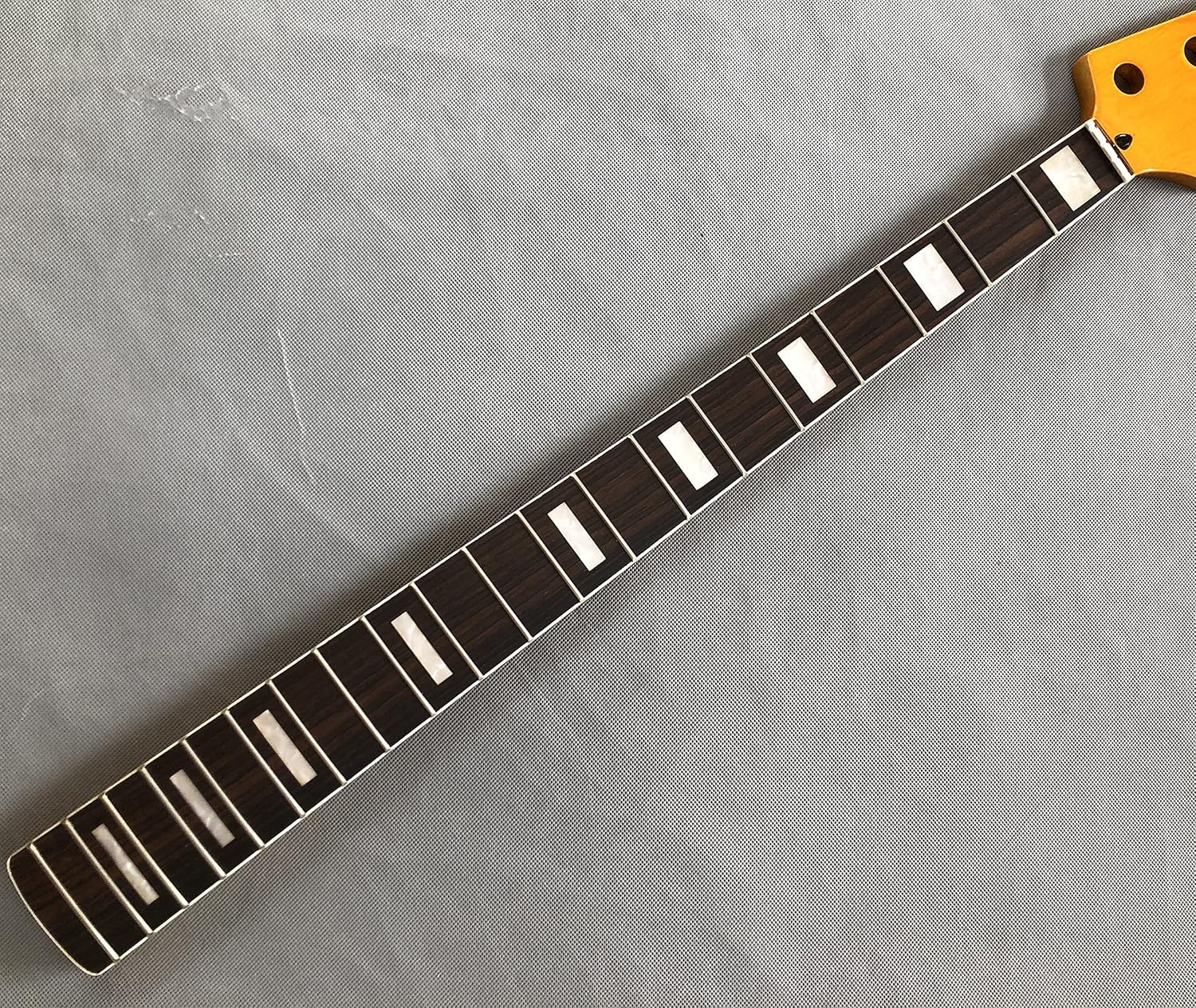 4 String Electric guitar bass neck Maple20fret 34inch Rosewood fingerboard Yellow gloss DIY