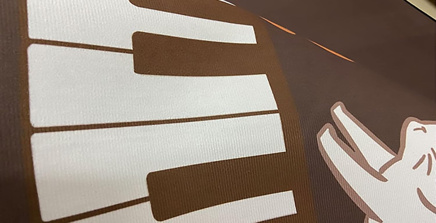 Rectangle Sound Absorbing Rug for Studio Room & Classroom, Home Piano Carpet Drum Floor Mat with Non-Slip Backing, Machine Washable ，Thickness About 7MM/0.28