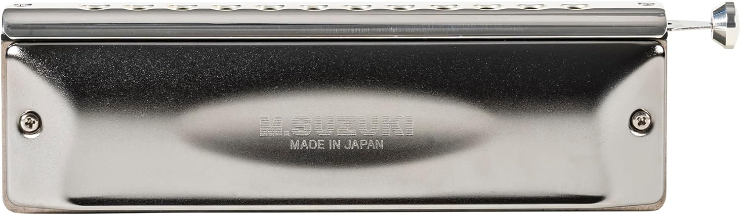 Suzuki S-48S Sirius Chromatic 12-Hole 48-Note Harmonica, Straight Alignment