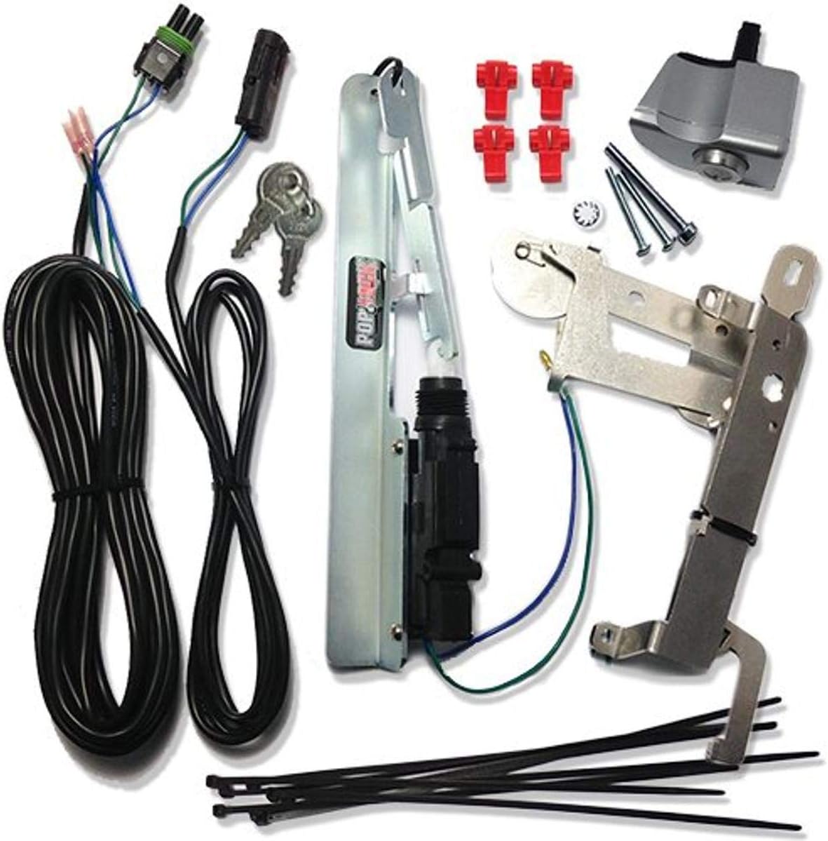 Pop & Lock PL8662 Silver Power Tailgate Lock for Honda Ridgeline (Smart Lock Combination)