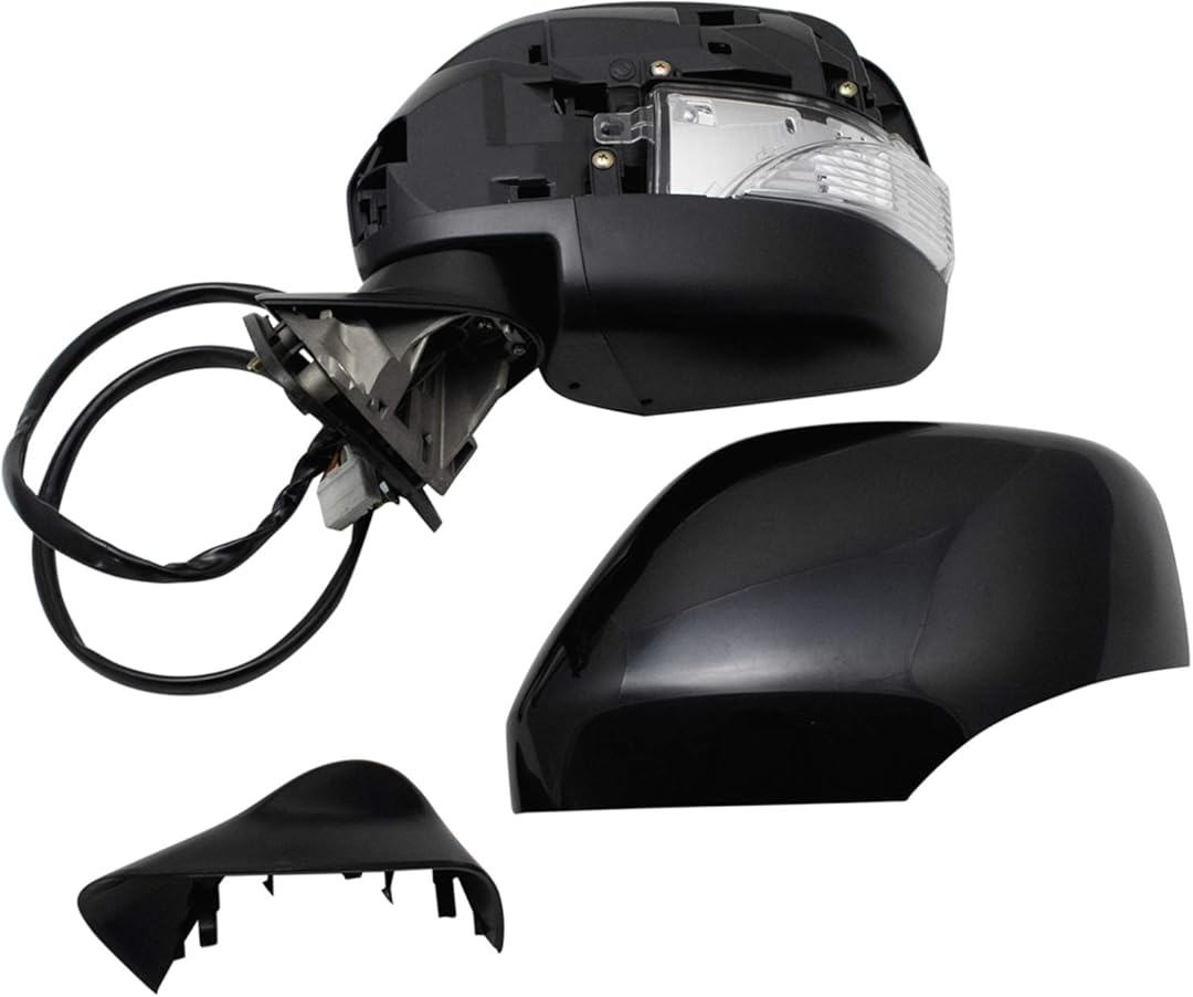 TRQ Left Mirror with Memory without Side View Camera Drivers Side Compatible with 2011-2017 Nissan Quest NI1320272