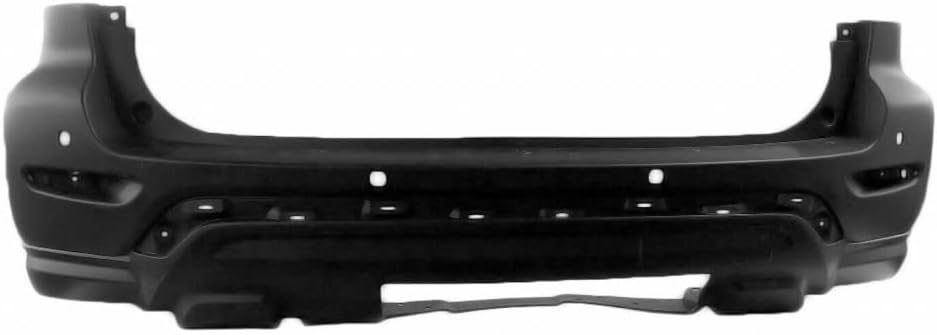 For Nissan Pathfinder 2017 2018 2019 Bumper Cover | Rear | CAPA Certified | w/Park Assist | w/Towing Hitch | Prime C | NI1100316 | 850229PF5H