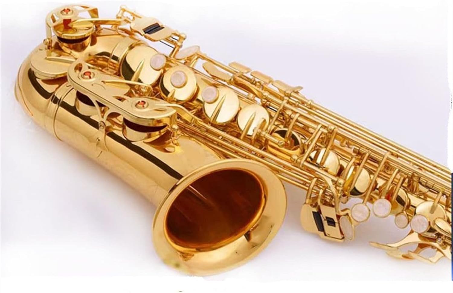 KESHUO E-Flat Alto Saxophone Wind Instrument Grading Performance Authentic Adult Beginners Brass Sax Beginners Kit