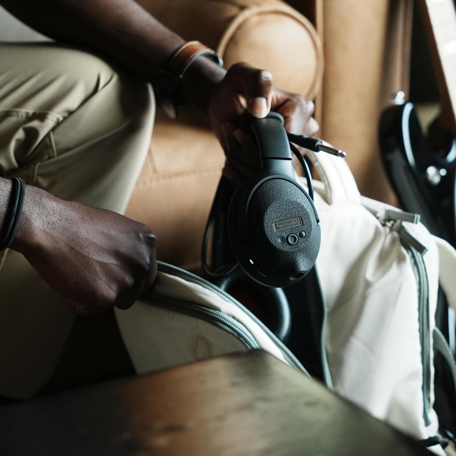 Positive Grid Spark NEO Core Wired Smart Guitar Headphone Amp with Custom Audio Drivers, Noise-Isolation, Bluetooth Streaming & Smart App with AI Features for Electric, Acoustic and Bass Guitar