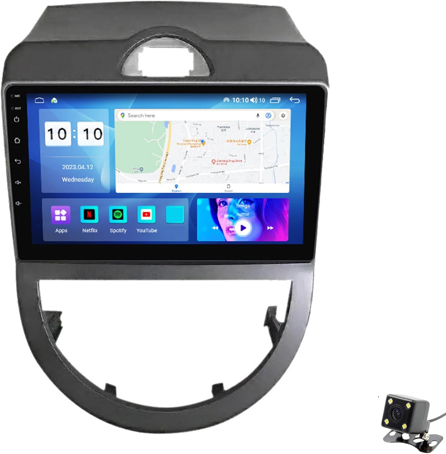 ADMLZQQ Double Din Car Stereo Multimedia with Bluetooth and 9