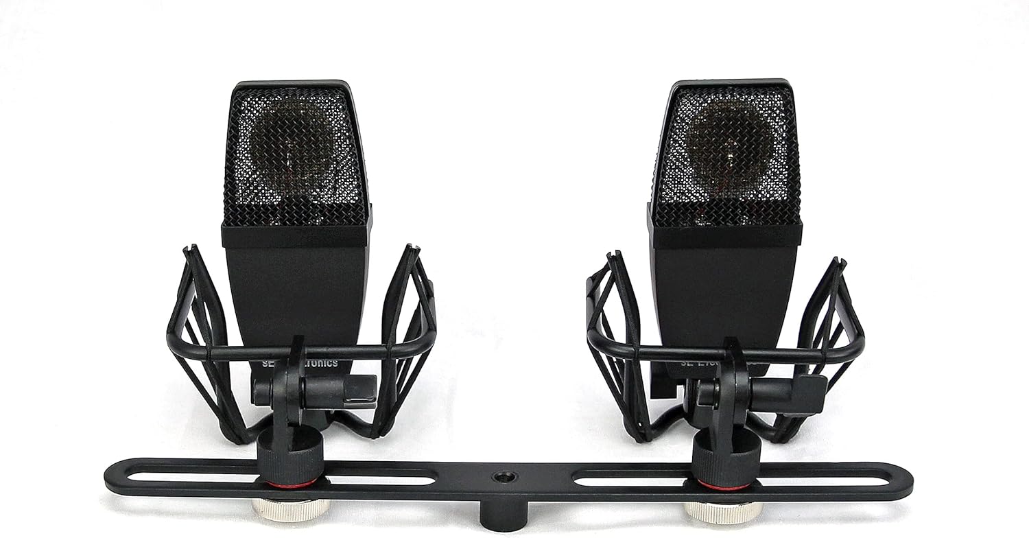 SE ELECTRONICS - SE4400a Multi Pattern Large Diaphragm Vintage Microphone with Shockmount and Case, Factory Matched Pair