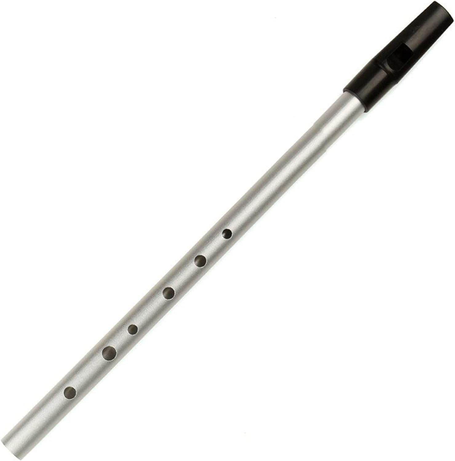 Flute Musical Instrument D Key Silver Flute Tin Whistle Instrument Orff Woodwind Flute Starter Flute (Color : Silver)