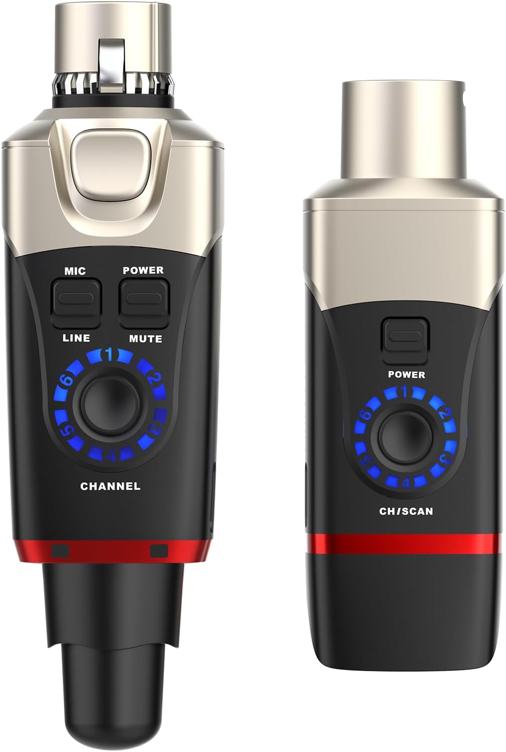 Xvive U35 Wireless Microphone System with 5.8GHz XLR Transmitter and Receiver for Dynamic Microphone