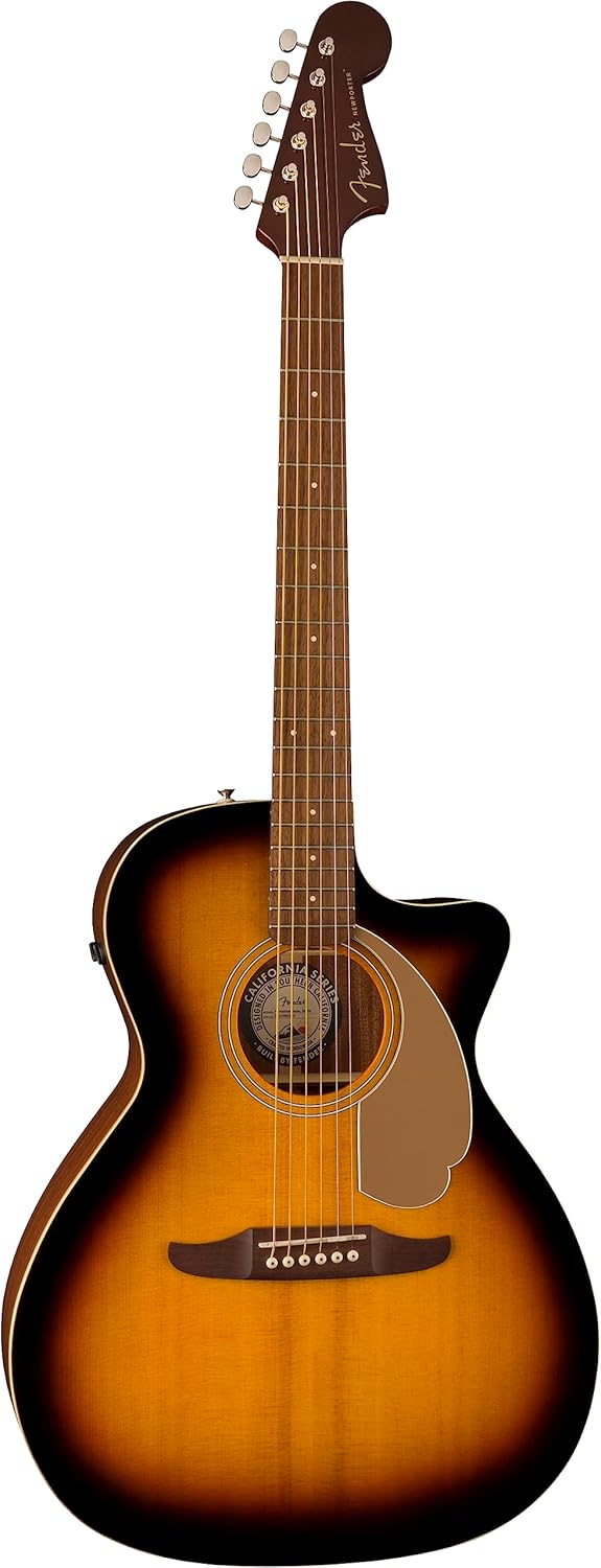 Fender Newporter Player Acoustic Guitar, Sunburst