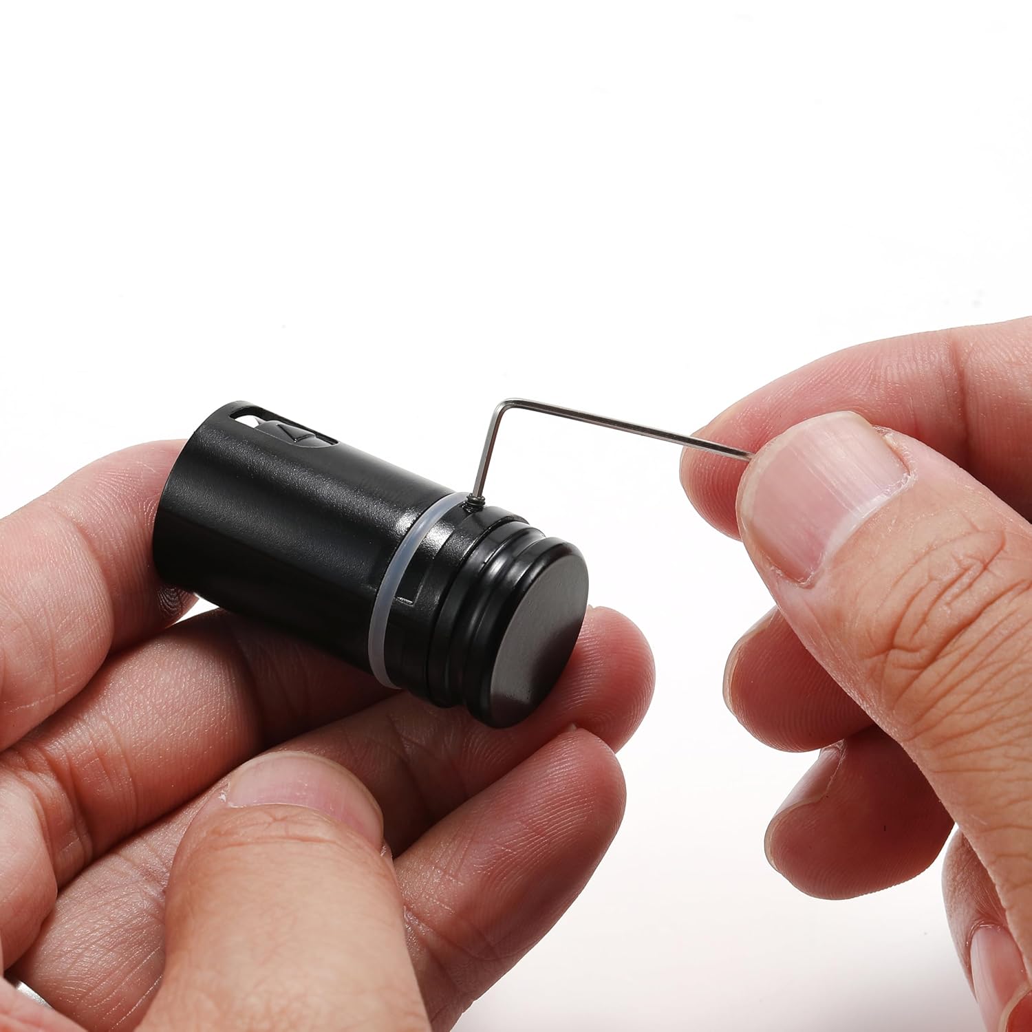 10PCS Low Profile Right Angle XLR Cable Connector Gold Plating 3 Pin, 90°-360° Rotatable Adjustable Short Type XLR Plug with Wrench, for Camera, Microphone, Headphone Amp (5, (Female+Male)-White Ring)