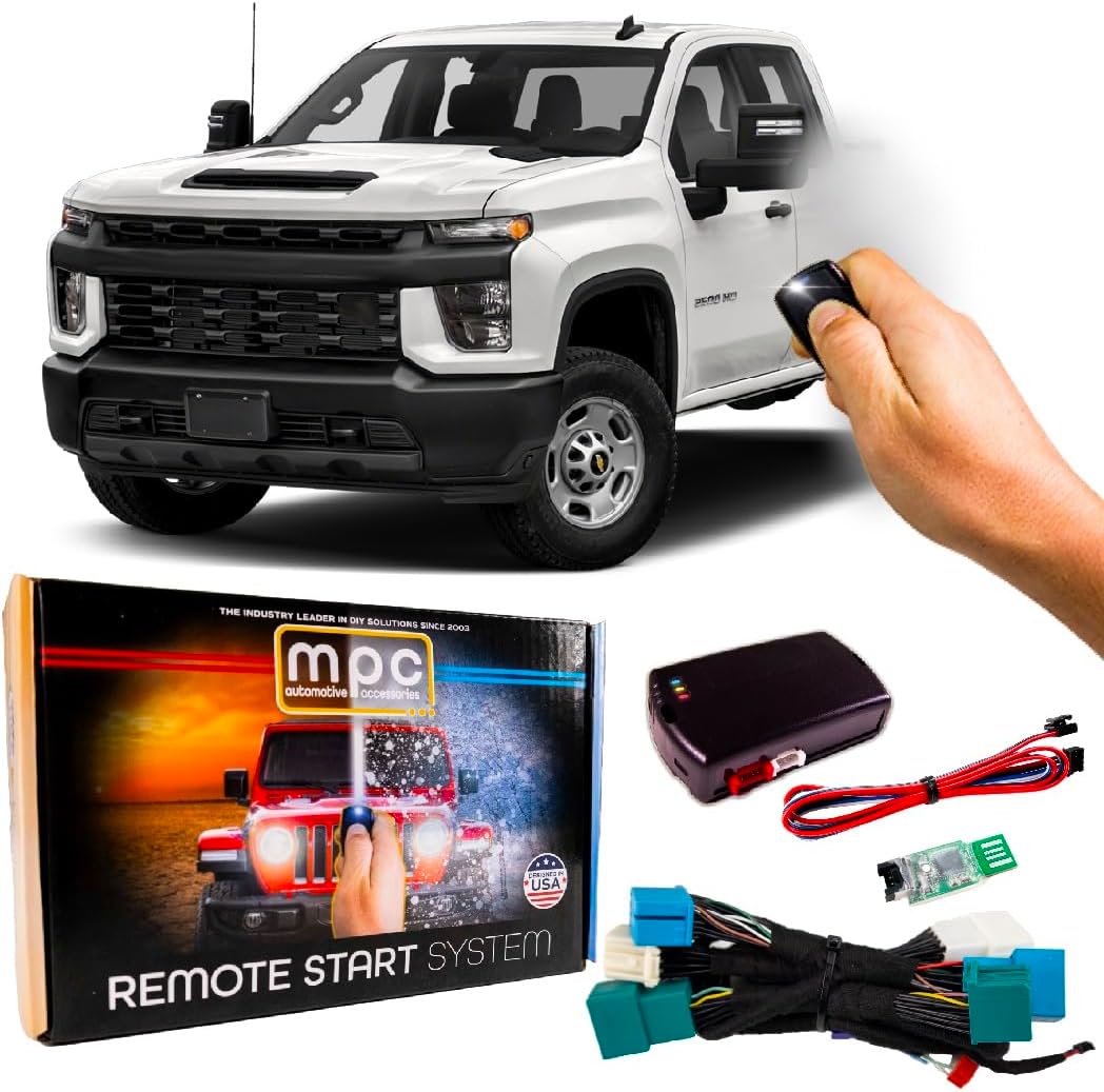 MPC Remote Start Kit Compatible with Chevrolet Silverado 2500 2020-2023 || Push-to-Start || Uses Factory Fob || Includes Software Loader || Premier USA Tech Support
