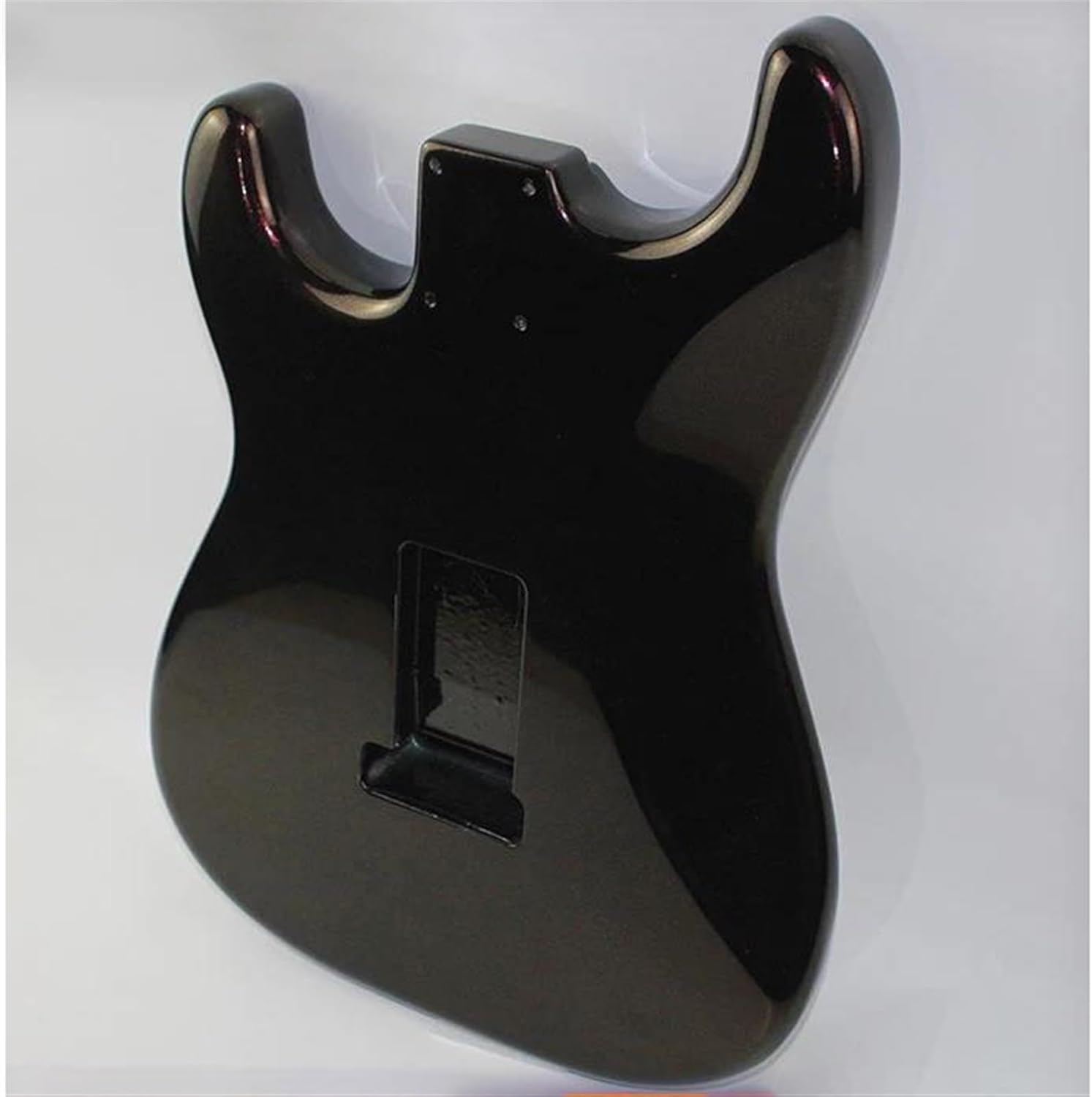 Guitar Body Guitar Replacement Parts Electric Guitar Body Glitter Particles Alder Wood For Guitar Purple And Red