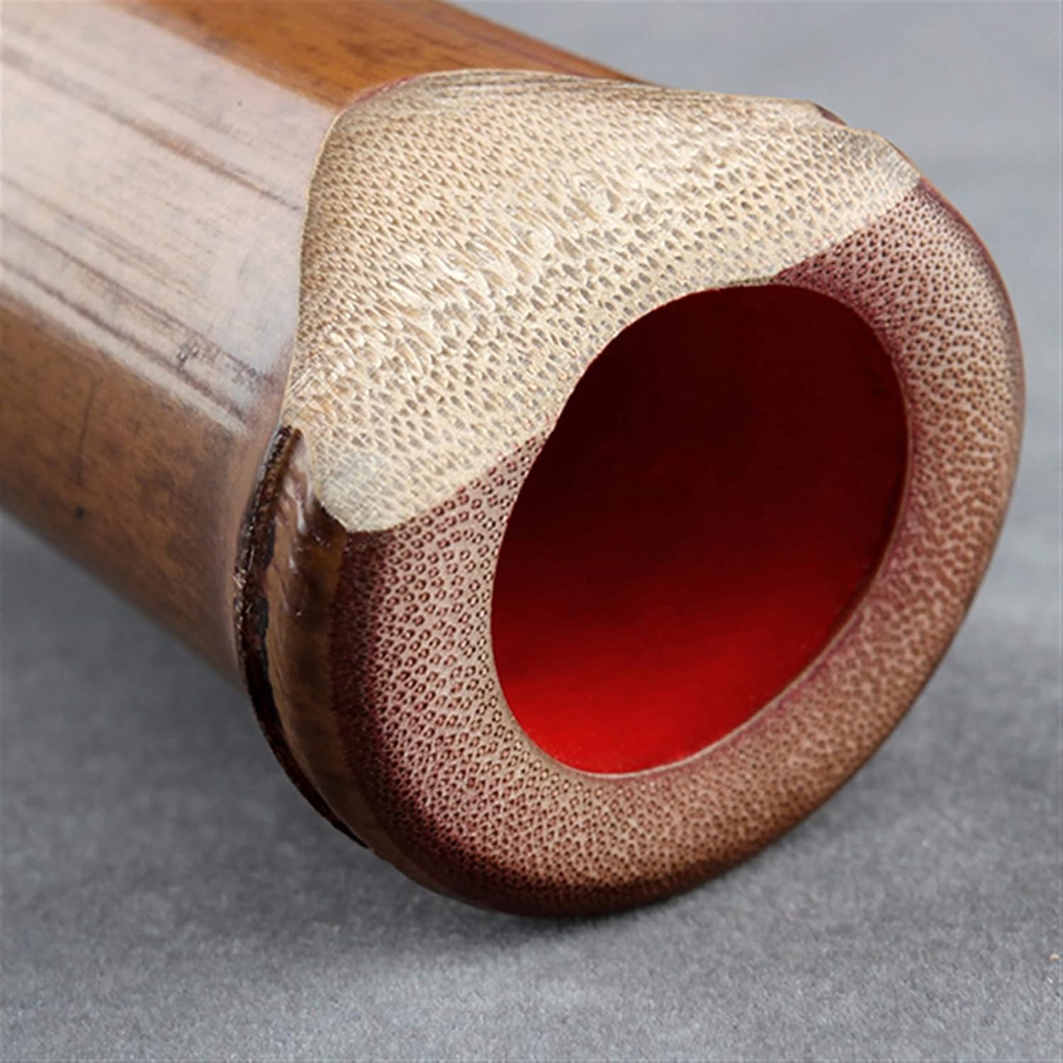 TSTS Chinese Bamboo Flute 5 Holes D Key Wooden Musical Instruments Bamboo Vertical Flute with Bag Woodwind Instrument