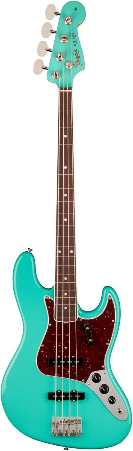 Fender American Vintage II 1966 Jazz Bass, Sea Foam Green, Rosewood Fingerboard