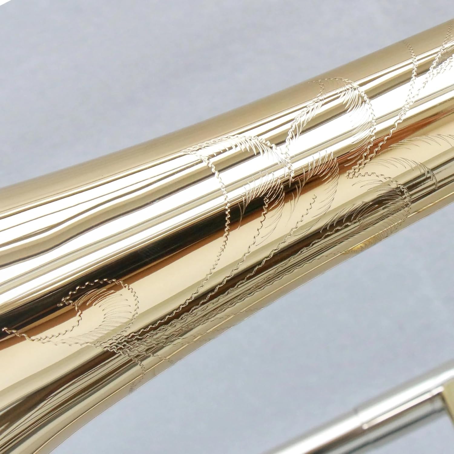 Professionals euphonium Trombone Instrument Bb/F Gold Lacquered Trombone Gold Copper Speaker