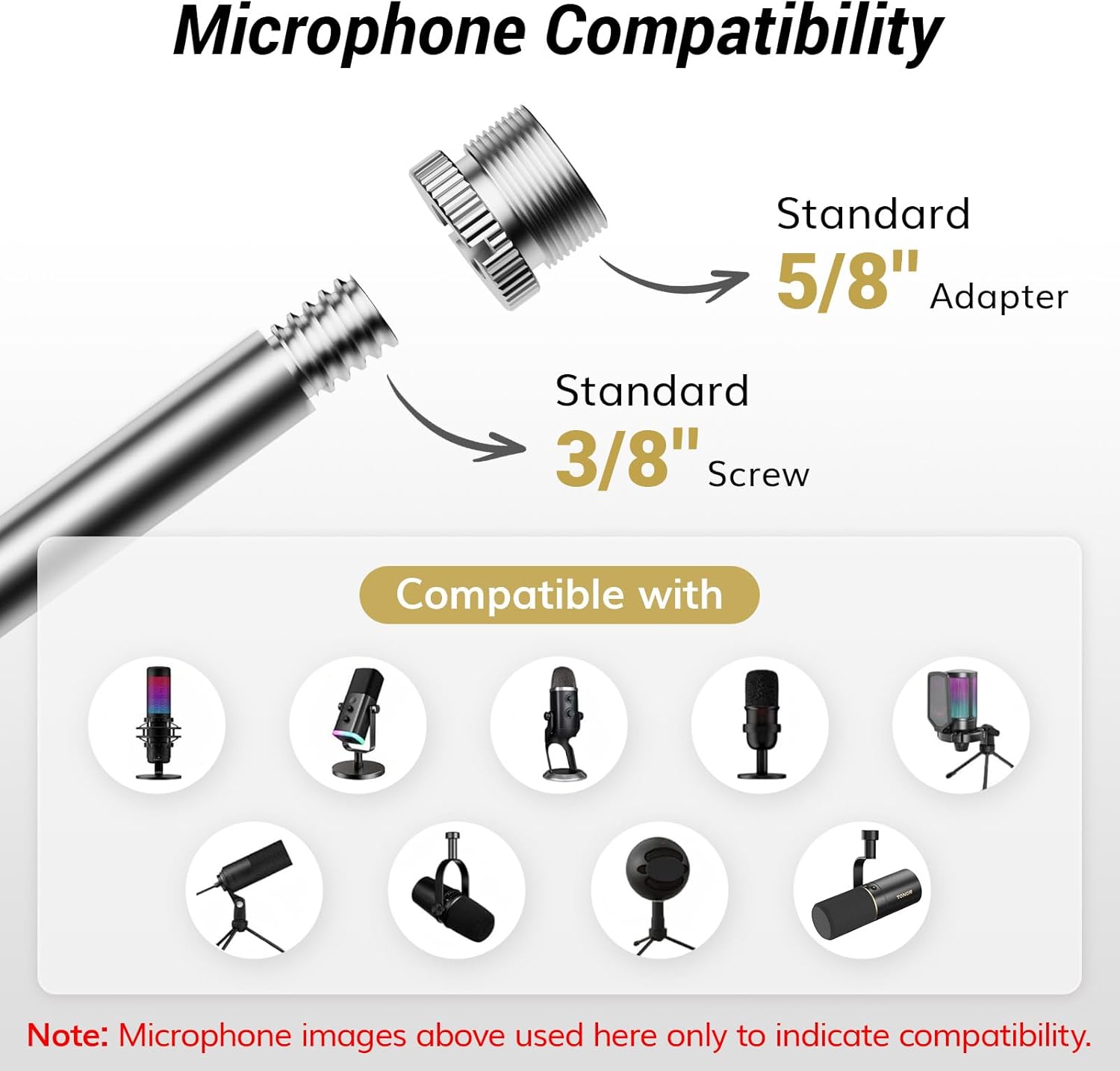 TONOR Isolation Shield Pack for Mic, High Density Absorbent Foam Shield with Pop Filter & Tripod Stand, Foldable Design, Suitable for Blue Yeti, AT2020, Recording, Podcasts, Singing, Broadcasting