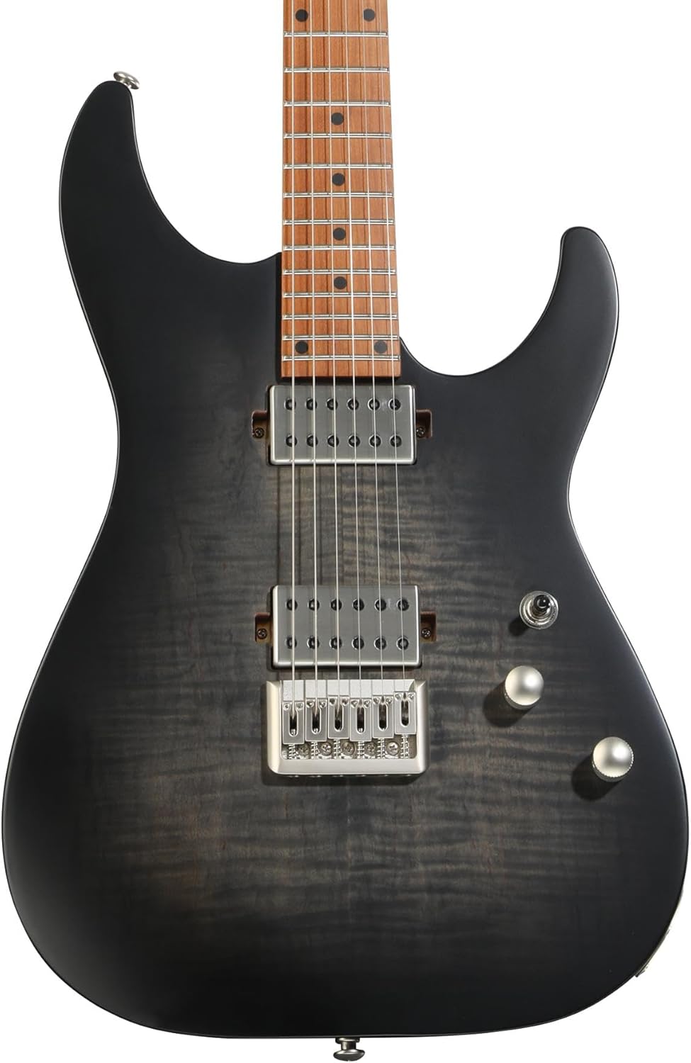 Schecter C-1 Standard Plus Electric Guitar - Black Burst