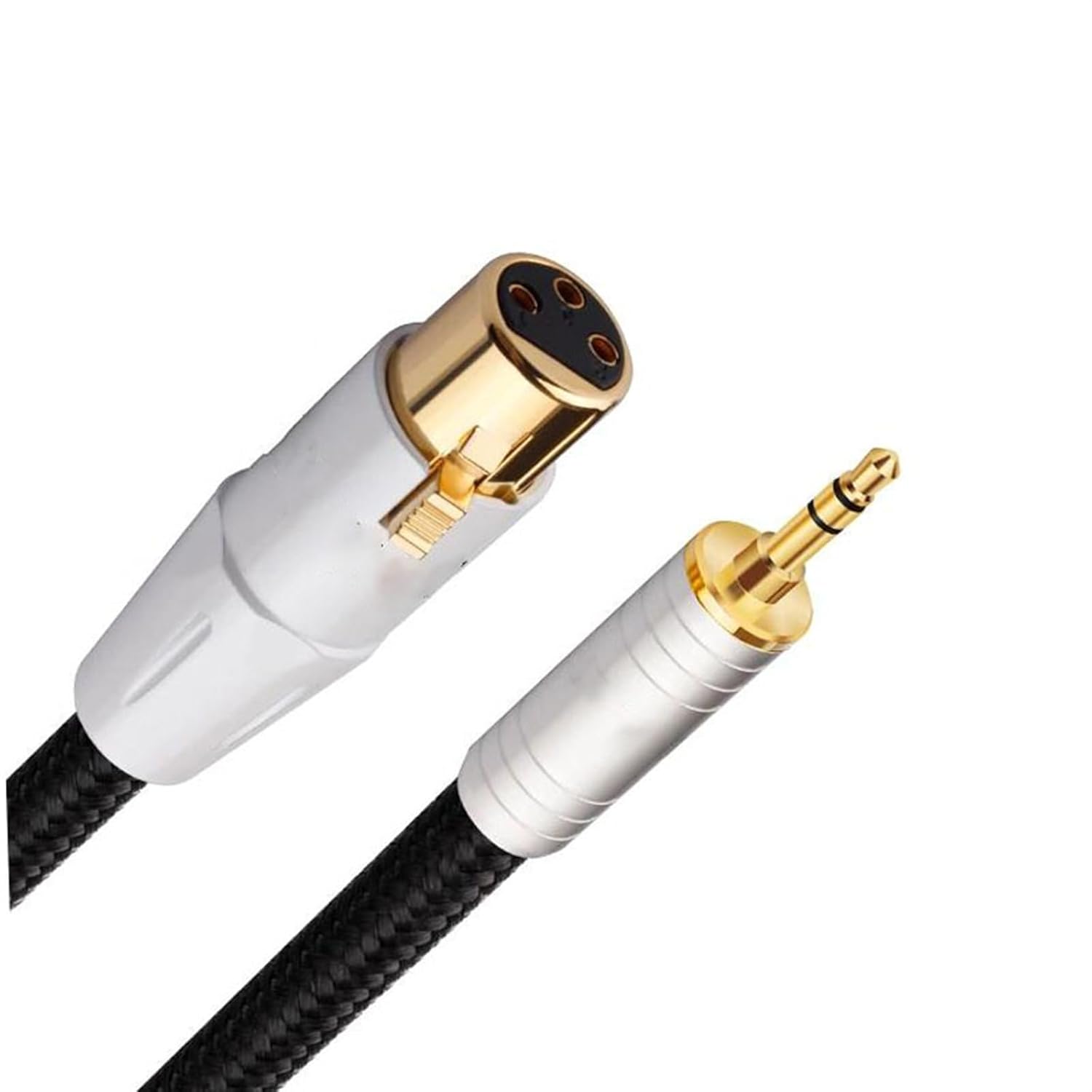 Pro Audio Cable 3.5mm to XLR 3-Pin Female Microphone Cable XLR to AUX Adapter 3.5 for Speaker Guitar Mixer Amplifier Computers(10m)