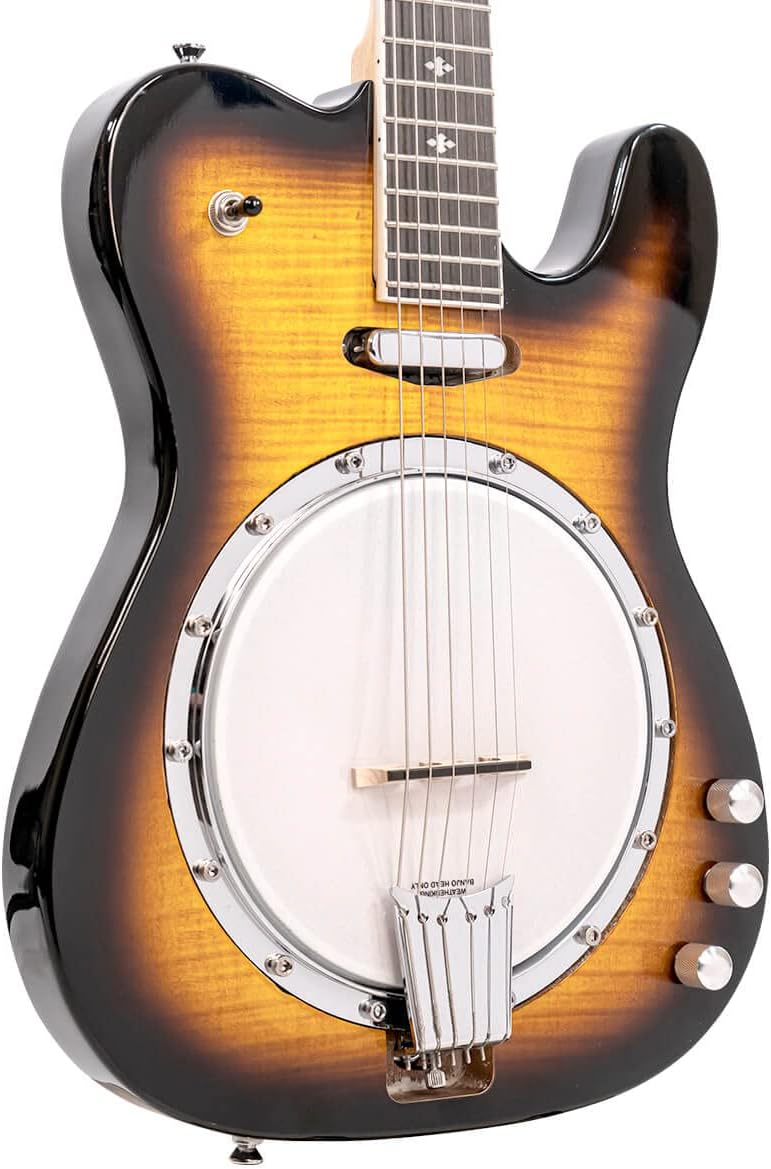 Gold Tone ES-Banjitar Electric Banjo (Six String, Flamed Maple)