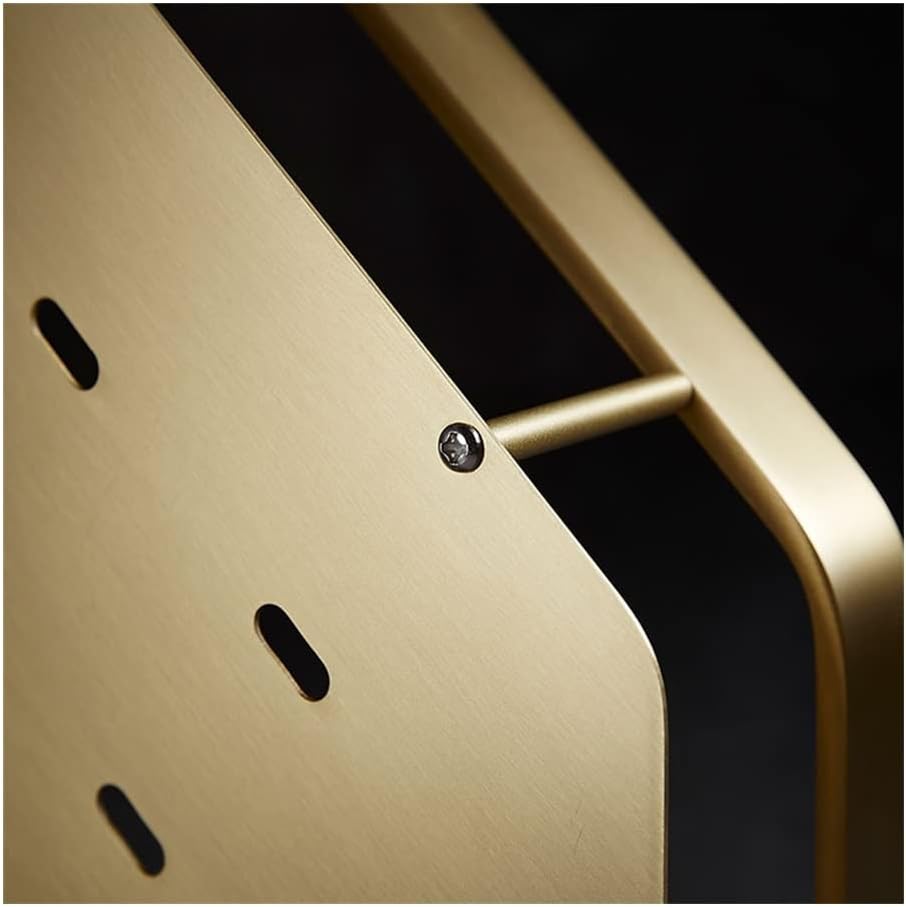 Shower Caddy 2021 Bathroom Shelves, Gold Solid Brass Shower Corner Shelf, Wall Mount Shampoo Storage Shelf Rack, Bathroom Basket Holder Bathroom Organizer (Color : DG20-0758-C)