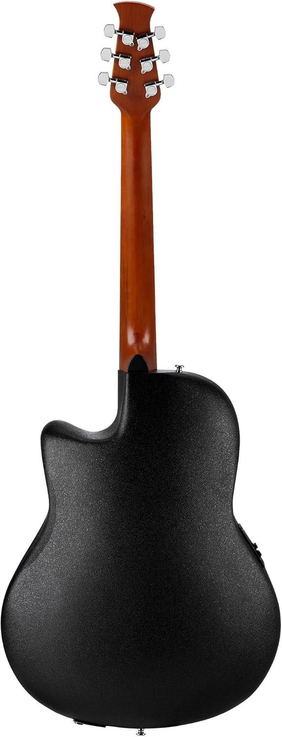 Ovation Applause Standard 6 String Acoustic-Electric Guitar, Right Mid-Depth, Ruby Red AB24II-RR