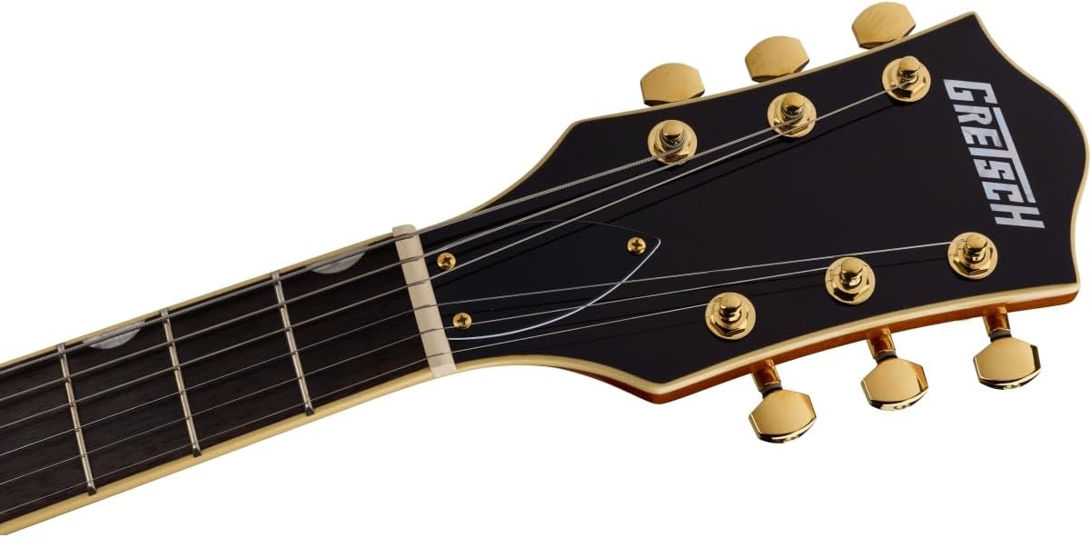 Gretsch LTD Broadkaster Jr. Semi-hollowbody Electric Guitar - Roundup Orange Stain