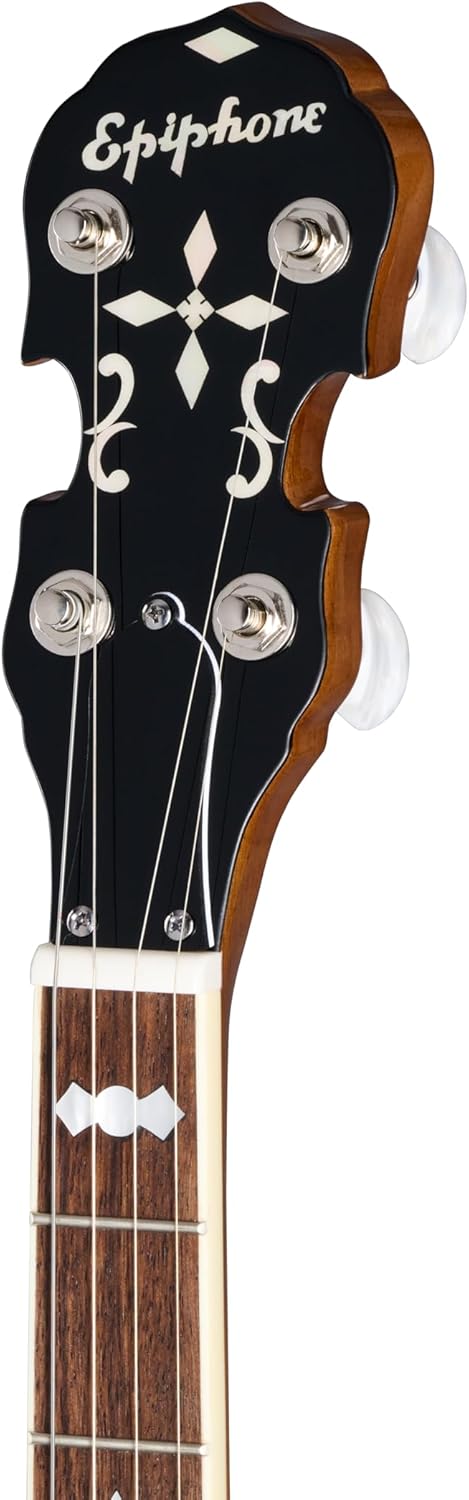 Epiphone Mastertone Classic Banjo, Natural with Hard Case