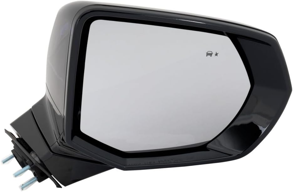 KarParts360 For Chevy Suburban/Tahoe 2021 2022 2023 2024 Door Mirror Passenger Side | Paintable | Manual Folding | Heated | Power | With Blind Spot Detection | Replacement For GM1321657 | 84977314-PFM