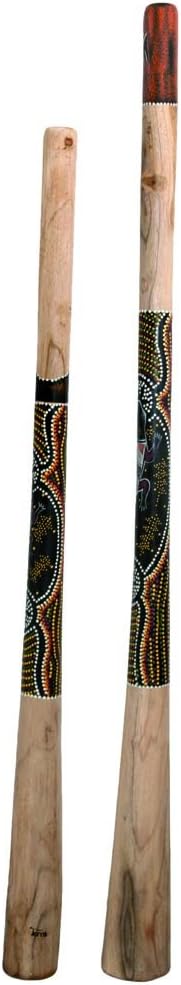 Didgeridoo Teak Wood Painted (51 inch)