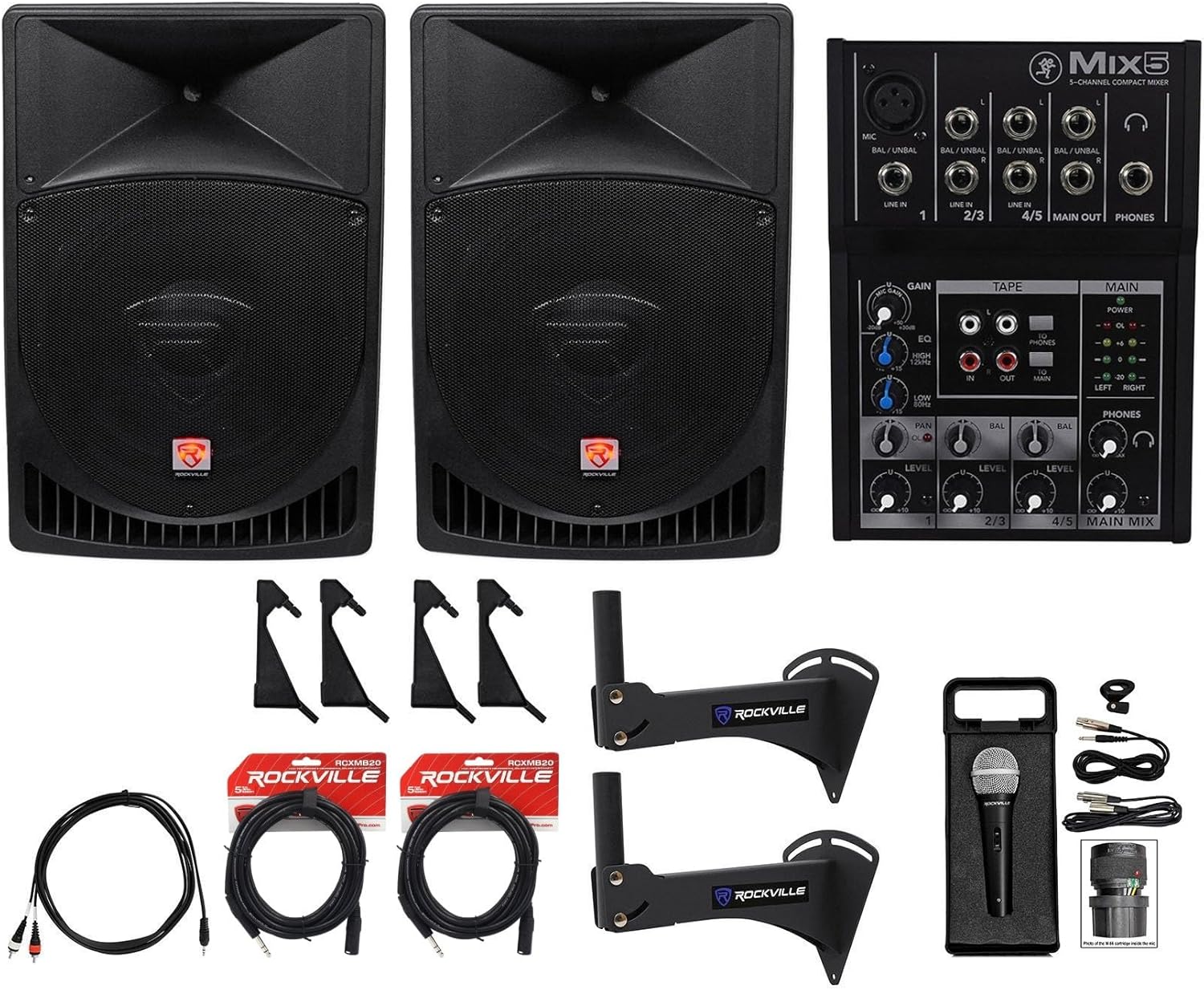 Audiosavings Bundle: (2) Rockville RPG15 15