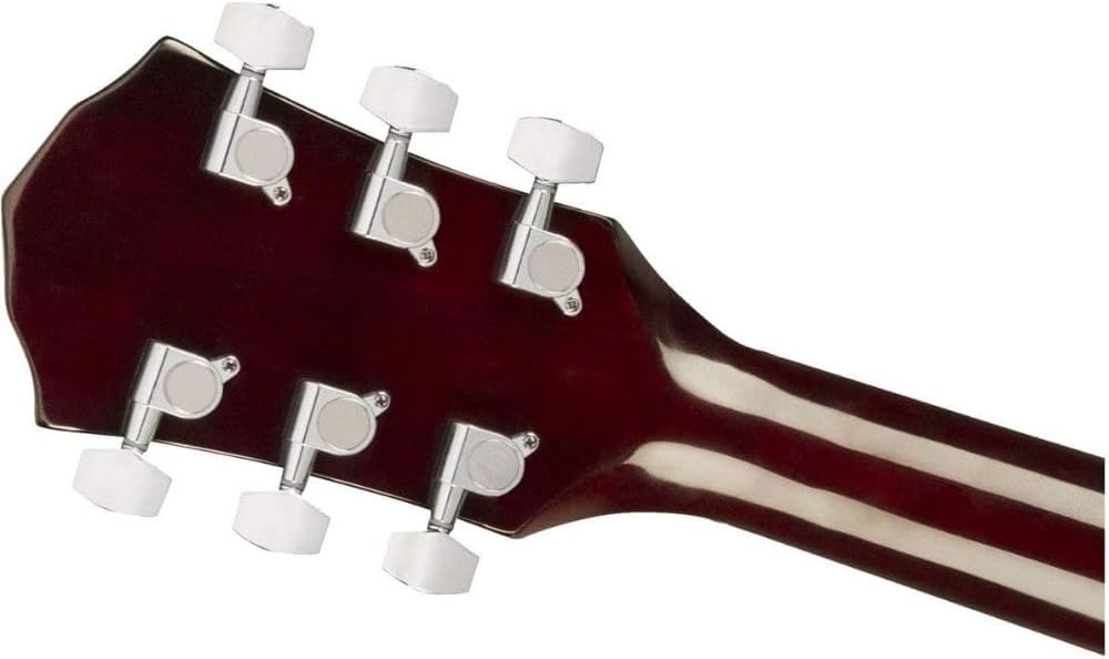 Fender Acoustic Guitar with Guitar Bag, with 2-Year Warranty, FA-125 Dreadnought with Alloy Steel Strings, Glossed Natural Finish, Basswood Construction