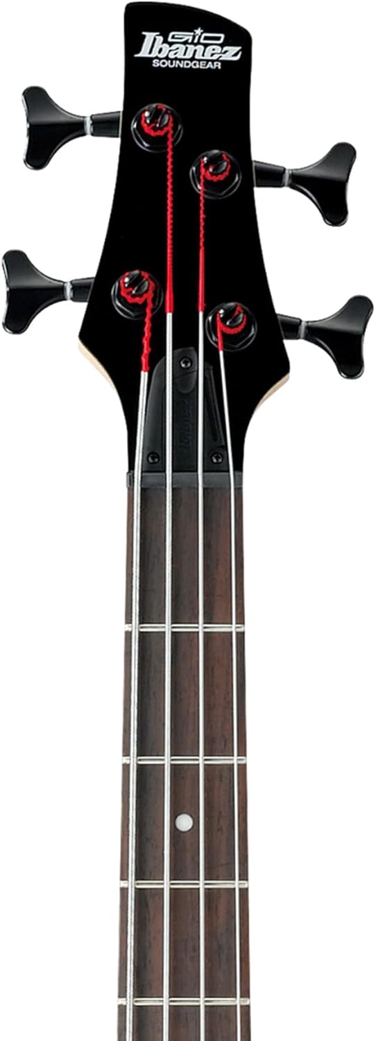 Ibanez GSR200SM SR GIO Electric Bass - Charcoal Brown Burst Bundle with Gig Bag, Strap, Cable, Austin Bazaar Instructional DVD, and Polishing Cloth