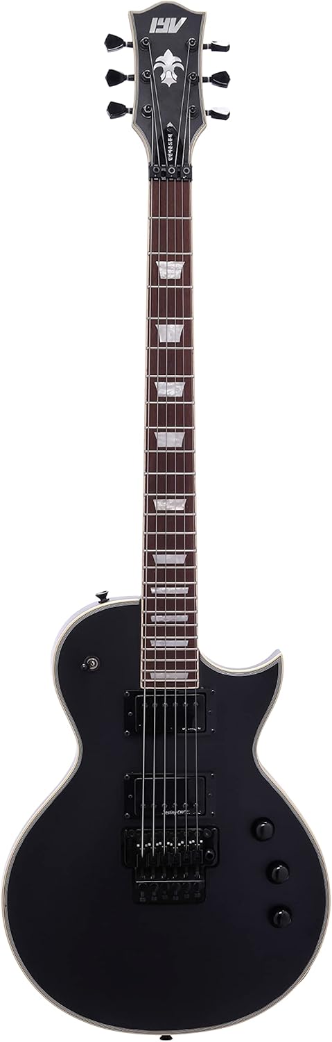 IYV- ILP-400FR Solid Body Electric Guitar, Satin Black