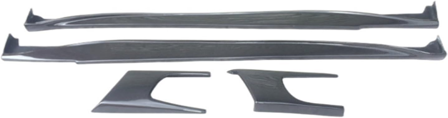 Compatible For Maserati GT GTS 2007-2015 Carbon Fiber Car Bumper Side Skirt Kit Lip Spoiler Protective Cover(GT)