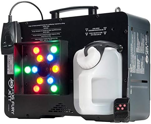American DJ Fog Fury Jett Vertical Fog Machine+Wireless Remote+DMX Controller