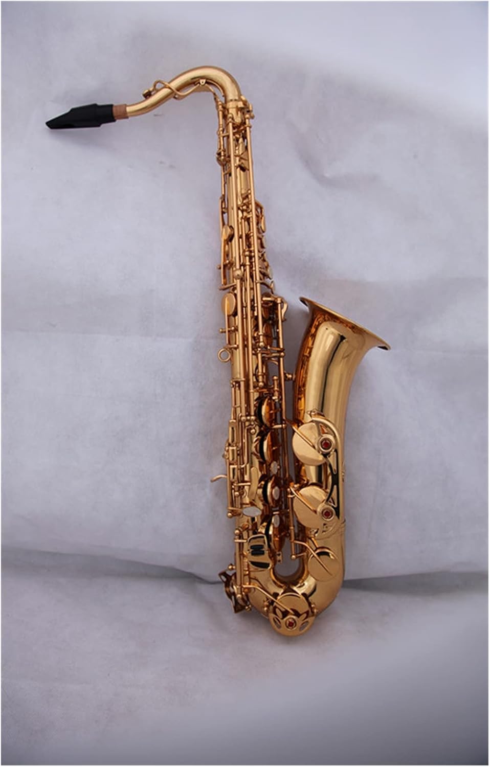 Professional Saxophone C Melody Saxophone Woodwind Sax Gold Lacquer with Case and Mouthpiece Brass Sax Beginners Kit