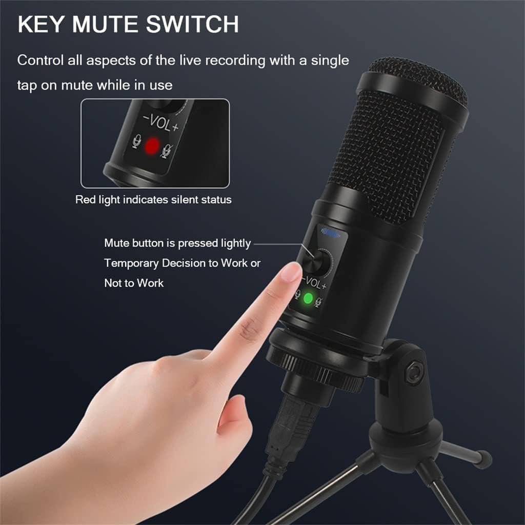 Microphone is Suitable for Laptop Professional USB Microphone Game Live Broadcast