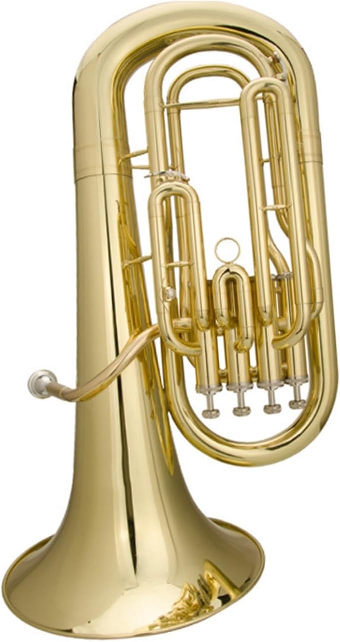 Professional Lacquered Gold B Flat Upright Key Euphonium Brass Instrument Euphonium All-brass Instrument